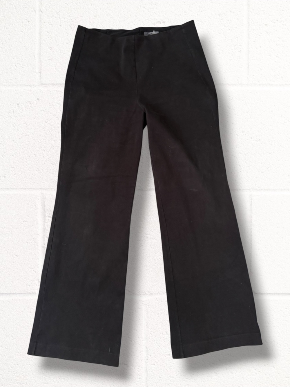 Lysse Black Pull Up Boot-Cut Stretch Tummy Control Jeans, XL - Picture 2 of 8